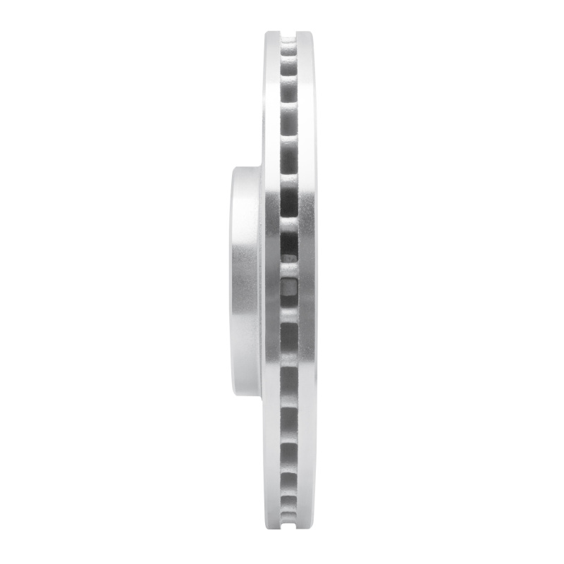 Volvo XC90 Brake Rotor (1) - Front Right - R1 Concepts - Drilled & Slotted - Silver - `03-`14